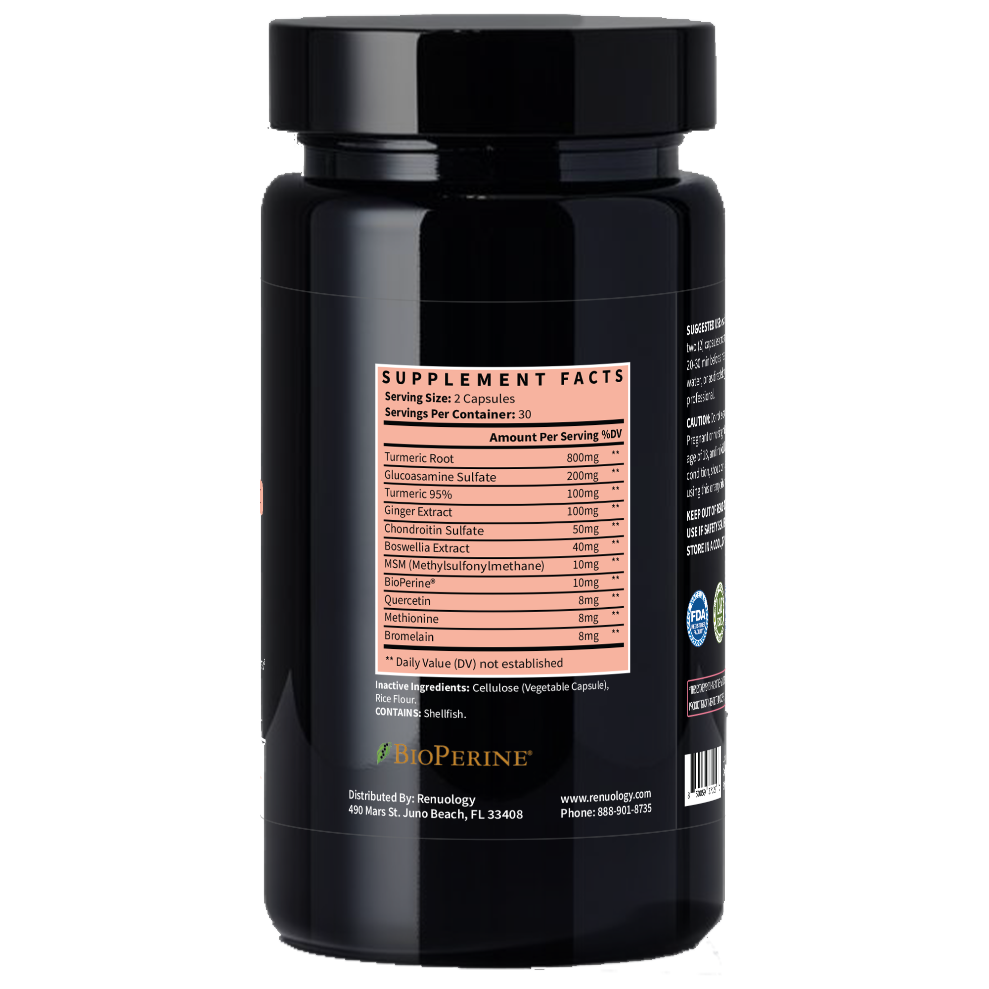 Platinum Joint support supplement – advanced joint formula with glucosamine, chondroitin, MSM, turmeric, and collagen – promotes flexibility, mobility, and cartilage health – anti-inflammatory joint relief capsules