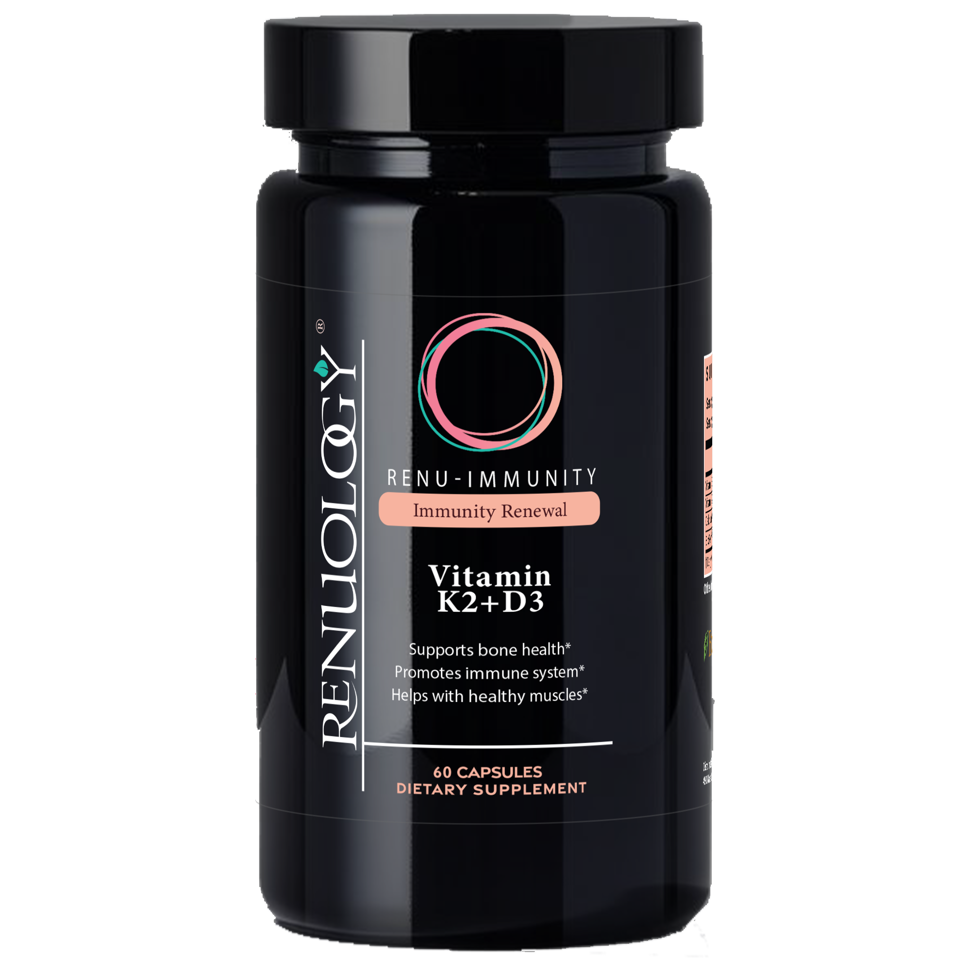 Vitamin D3 + K2 supplement – supports bone density, heart health, and immune function – high absorption formula with MK-7 – non-GMO, vegan-friendly capsules