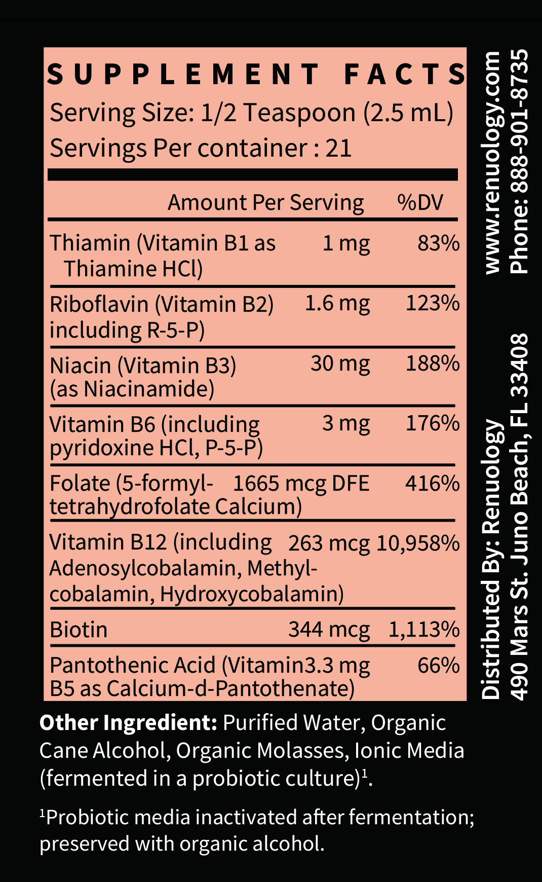 Fermented B Complex Tincture