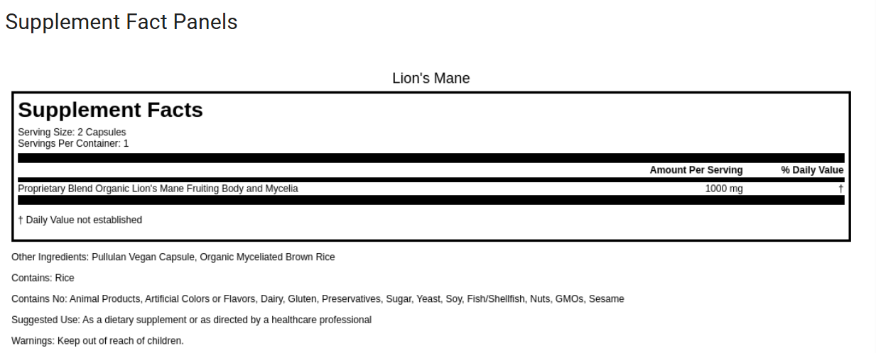 Lion's Mane