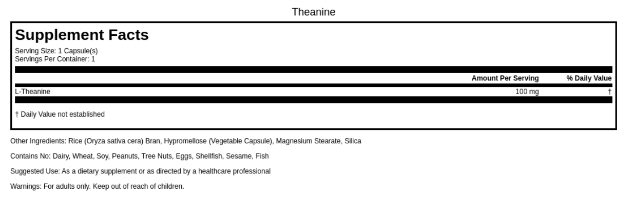 theanine