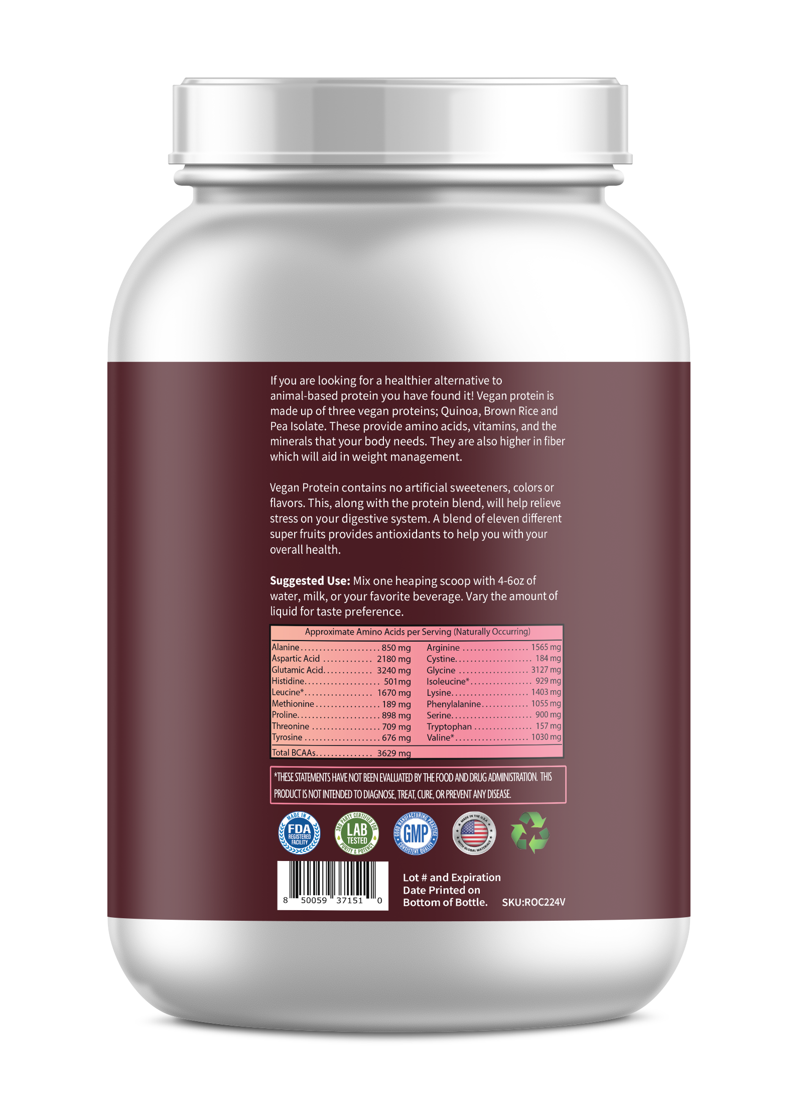 Vegan Protein Powder - Vanilla