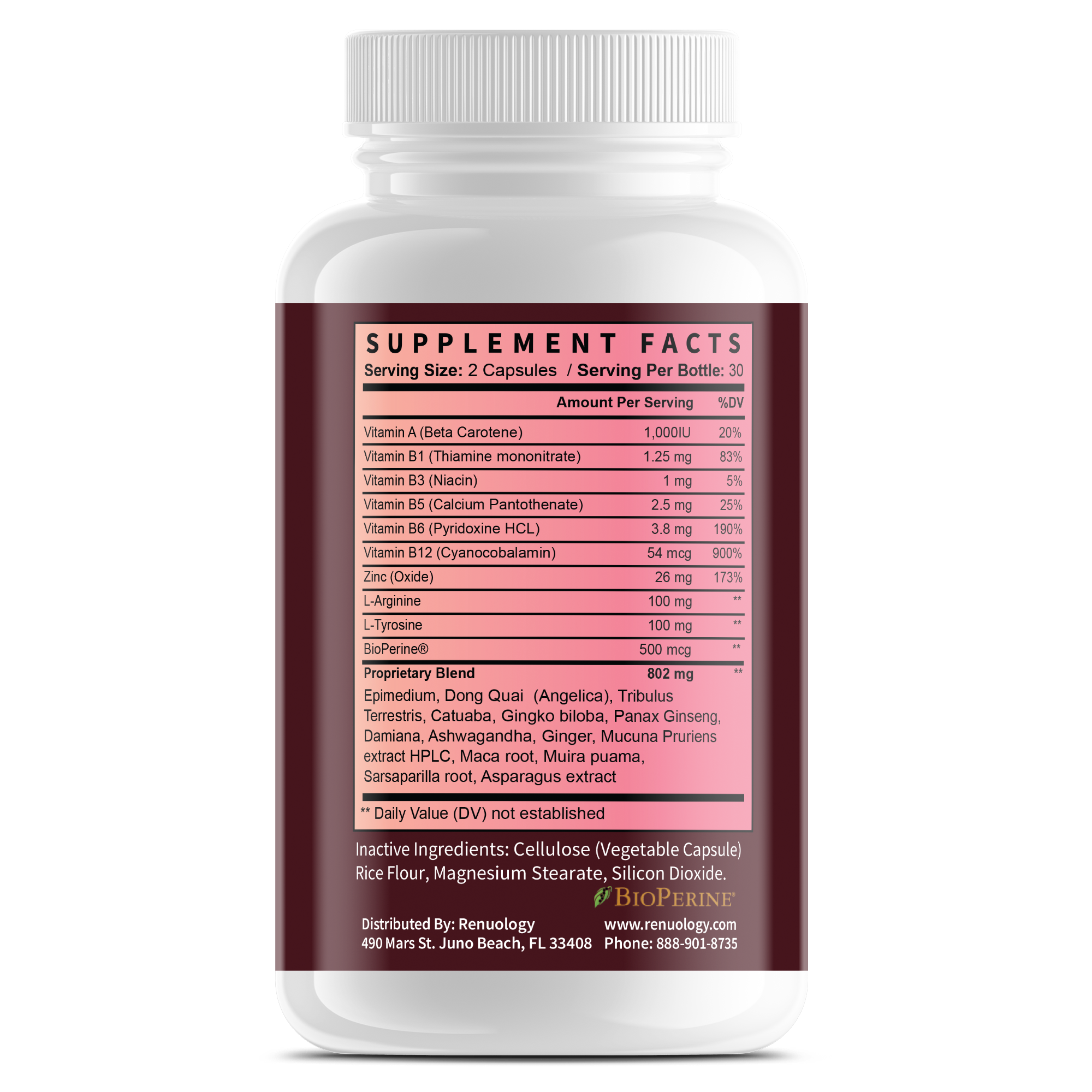 Female sexual health and hormone balance supplements