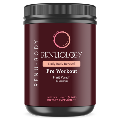 Natural pre-workout powder for energy and performance