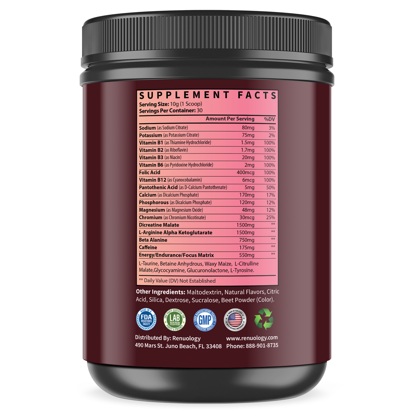 Pre-Workout Powder - Watermelon