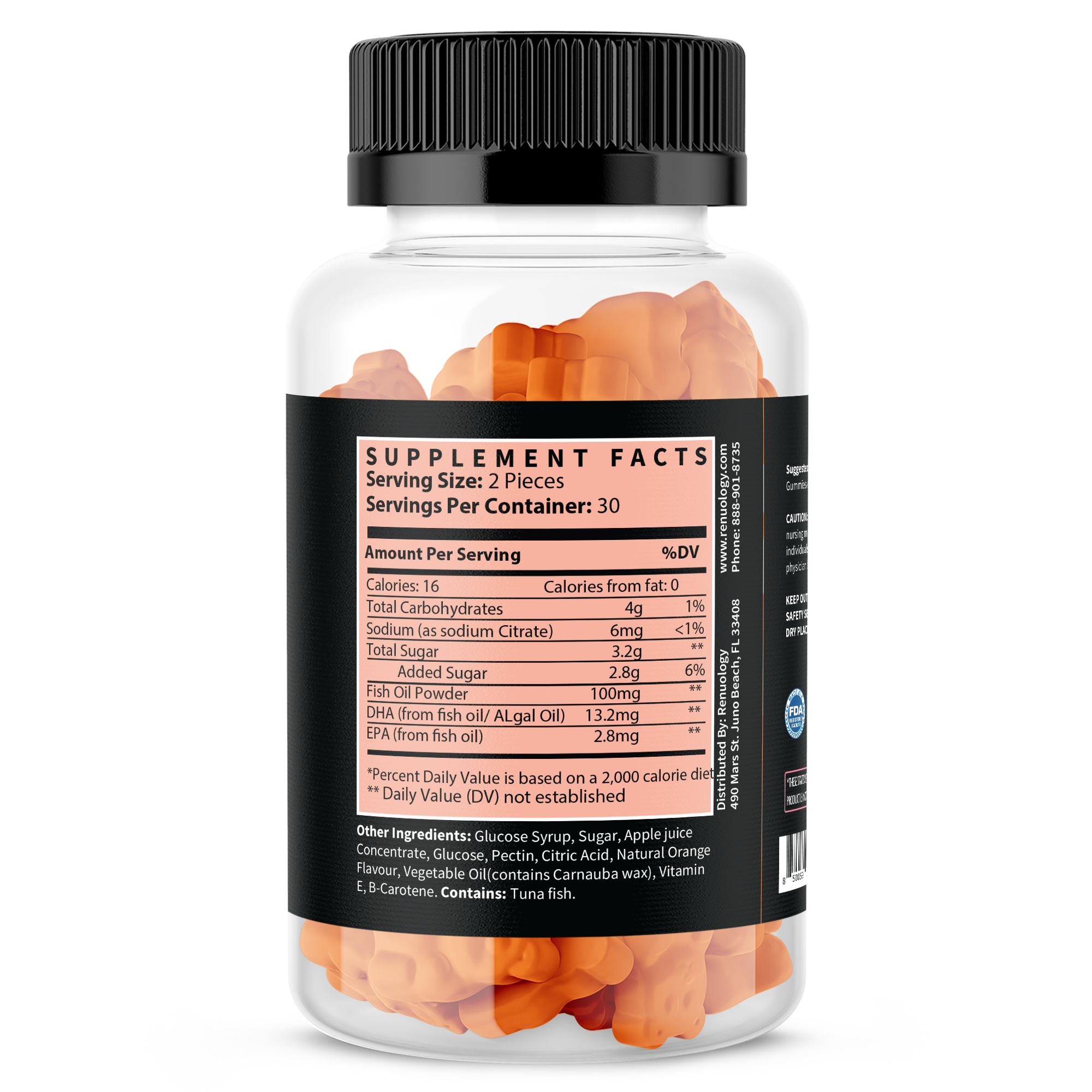 "Omega-3 gummies for heart, brain, and joint health. DHA and EPA-rich fish oil supplement for daily wellness support."

Key SEO elements included:

"Omega-3 gummies"

"heart, brain, and joint health"

"DHA and EPA-rich"

"fish oil supplement"

"daily wellness support"
