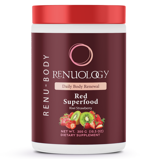 Red Superfood Powder Blend - Kiwi Strawberry