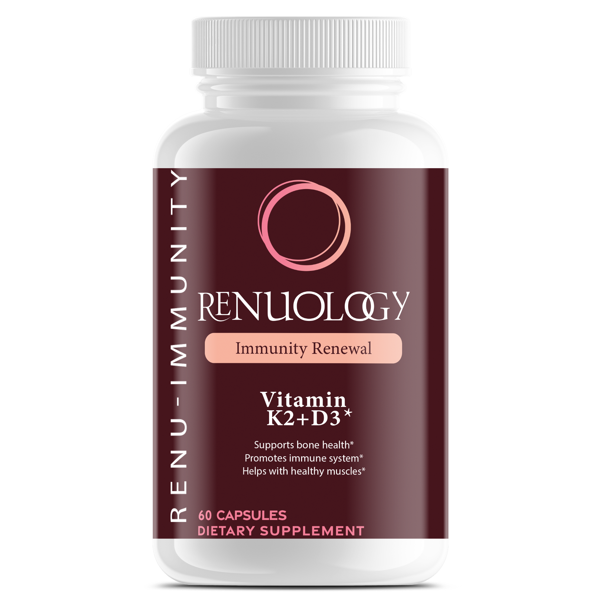 High potency D3 and K2 supplement for immune support