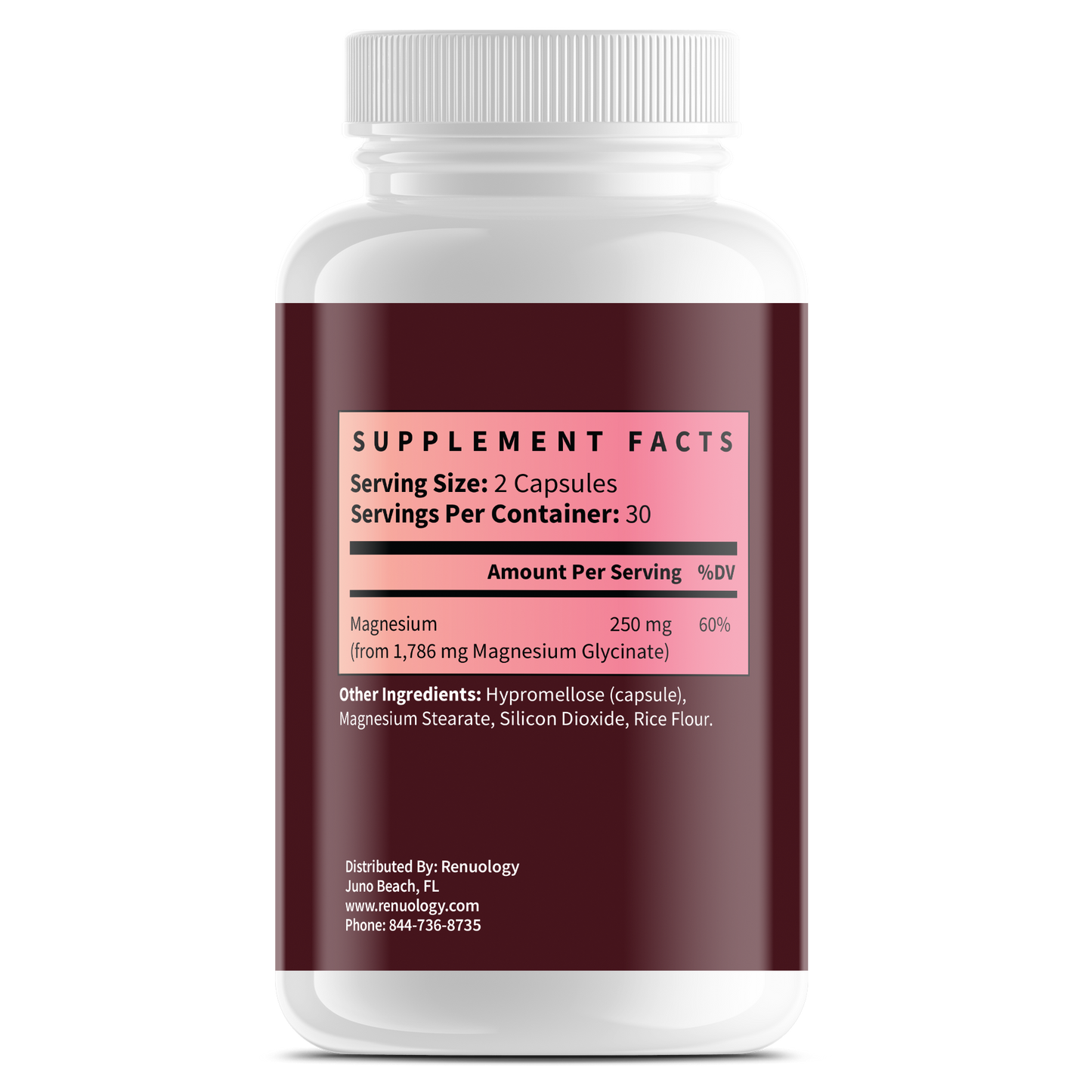 Magnesium glycinate supplement for better sleep