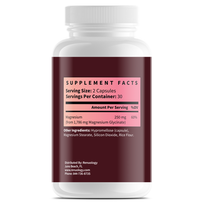 Magnesium glycinate supplement for better sleep