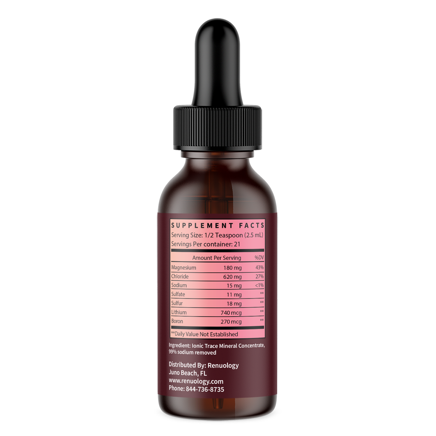 Liquid mineral complex tincture for better absorption