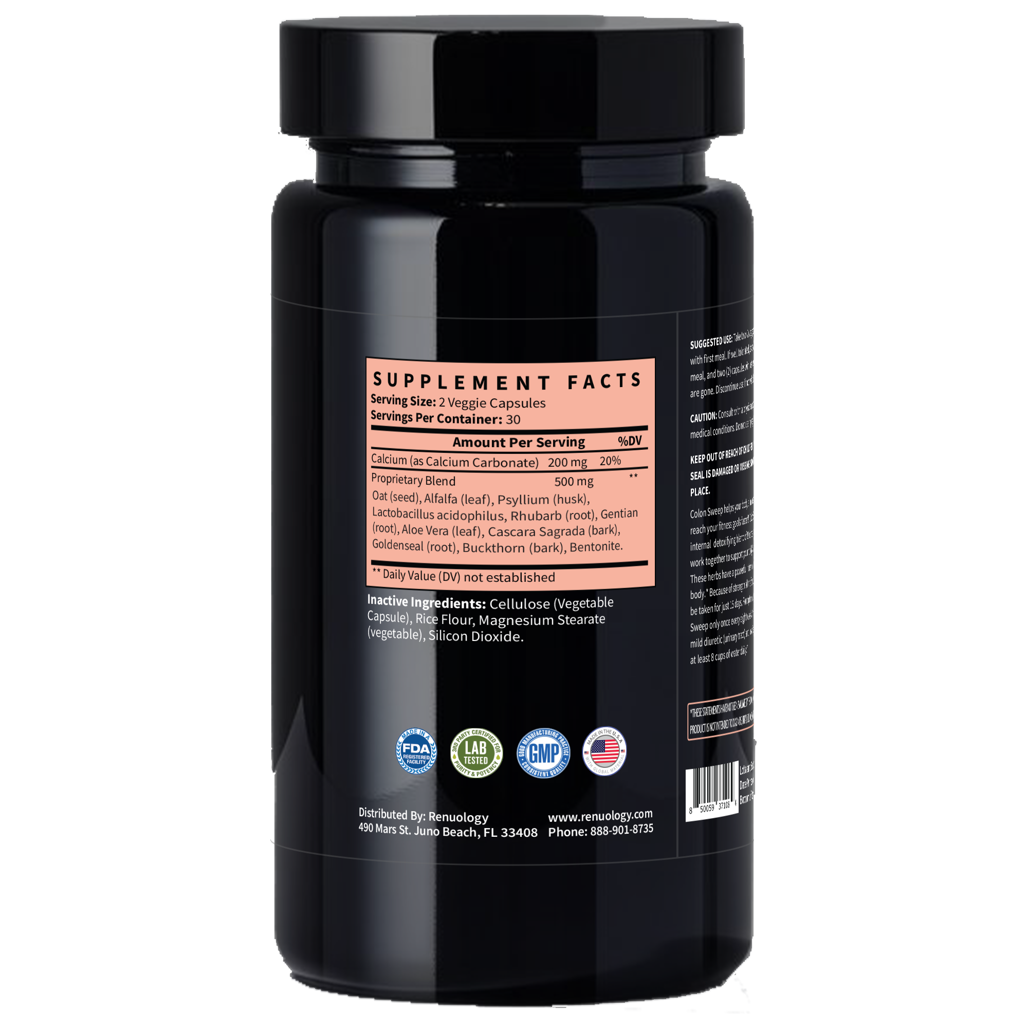 Natural colon cleanse for toxins and waste removal