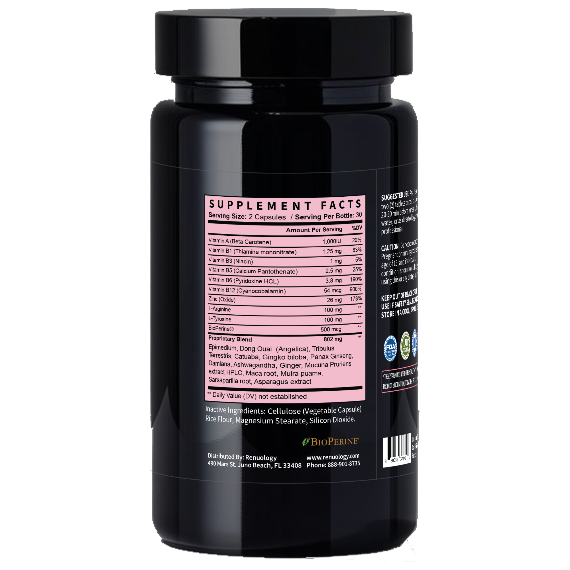 Natural female libido booster for enhanced intimacy, arousal, and sexual wellness. Hormone support supplement for women's vitality.