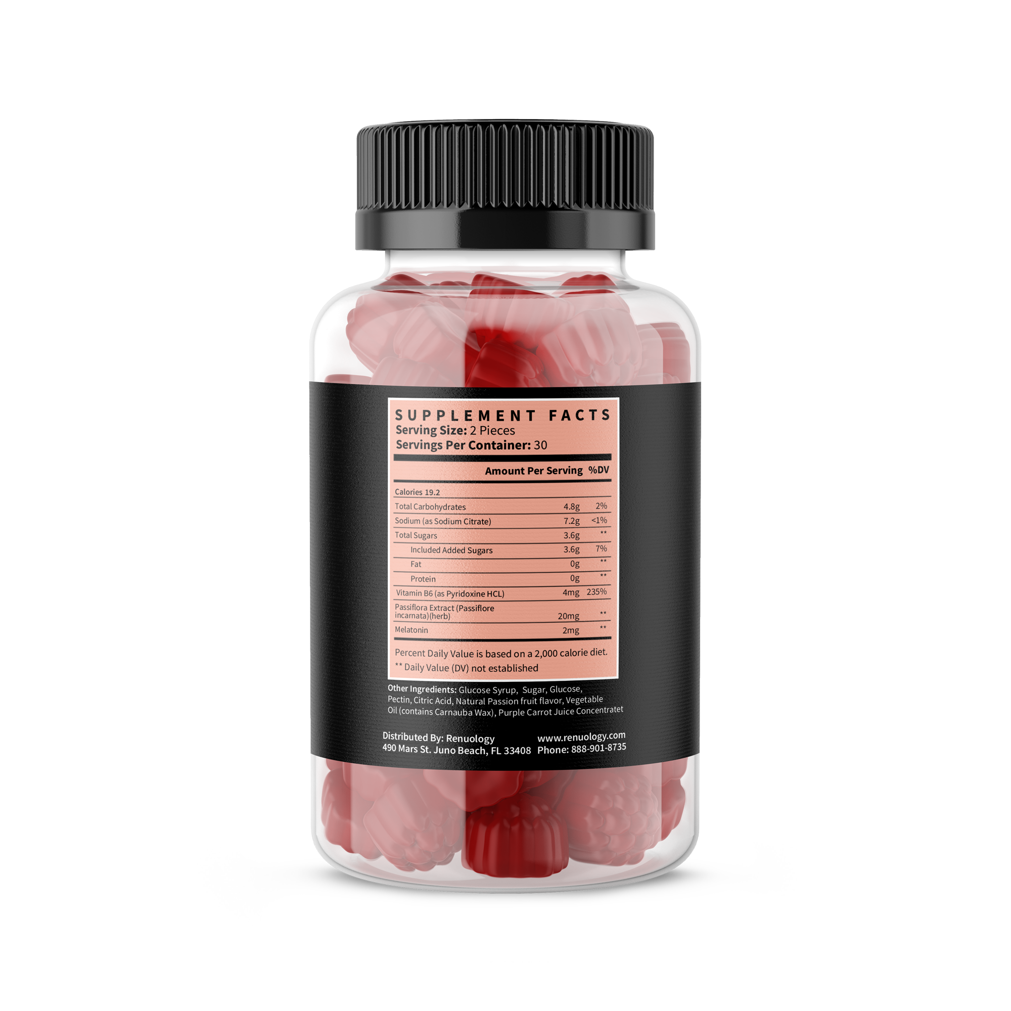 Natural sleep gummies with melatonin and calming herbs for restful sleep. Non-habit forming nighttime support for better relaxation