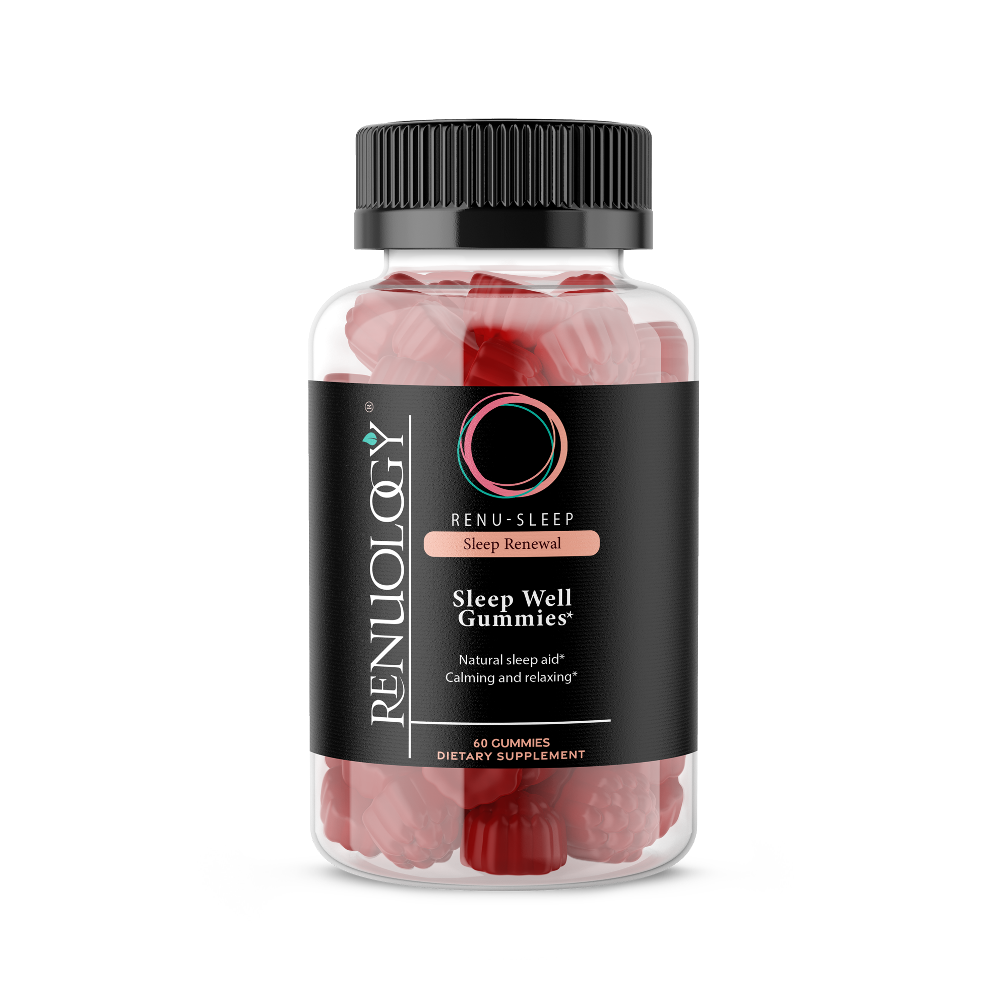 Natural sleep gummies with melatonin and calming herbs for restful sleep. Non-habit forming nighttime support for better relaxation