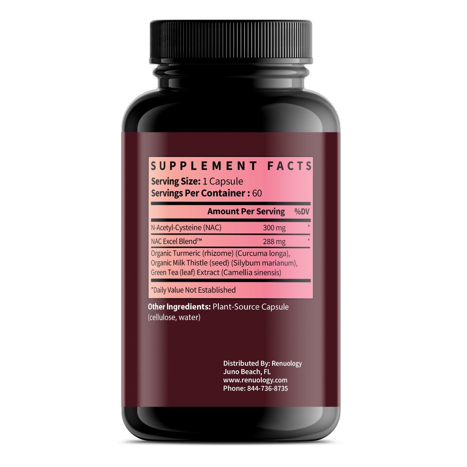 Spike protein detox for overall wellness supplement facts for NAC