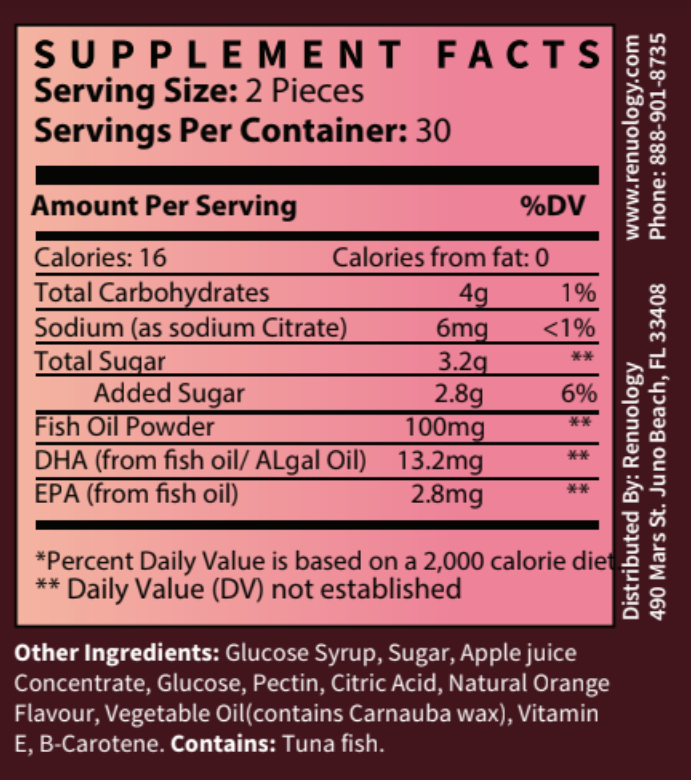 Omega 3 6 9 gummies for heart and brain health